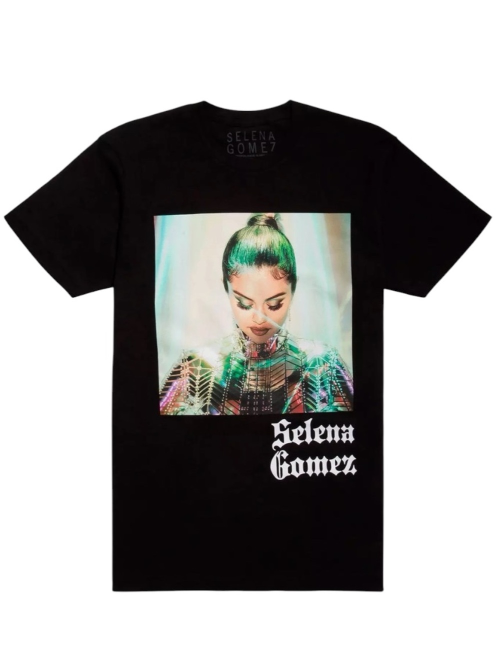 Selena Gomez Graphic Look Down T-Shirt size Small